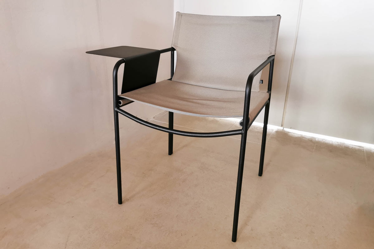 Outdoor-Armlehnstuhl Pool inkl. Tablett von KFF im Sale